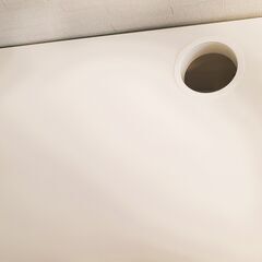 MICKE ミッケ デスク, ホワイト, 142x50 cmの画像