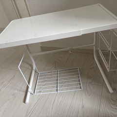 ニトリ　レンジラック　ラップホルダー付の画像