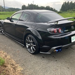 RX-8 車検8年3月 4万㌔ マツダスピード スピリットR19インチ ウィング ナビ Bカメラ スマートキーの画像