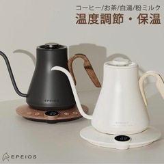 エペイオス EPEIOS ケトル おしゃれ 電気ケトルの画像
