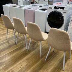 ダイニング5点セット アウトレット品（未使用品・キズ有り） 棚付き➕テディ のご紹介です！の画像