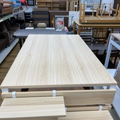 ダイニング5点セット アウトレット品（未使用品・キズ有り） 棚付き➕テディ のご紹介です！の画像