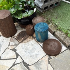丸太　いろんなサイズの画像