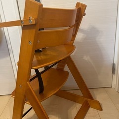ベビーチェア　木製の画像