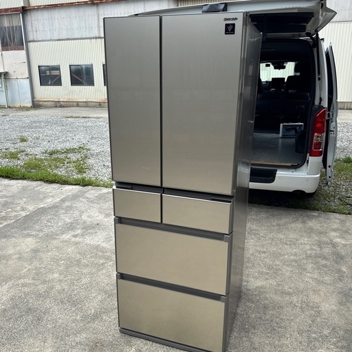 格安特価★富山市内配送設置無料★SJ-GS43C-N 冷蔵庫 プラズマクラスター冷蔵庫 シャンパンゴールド [430L /6ドア /観音開きタイプ]