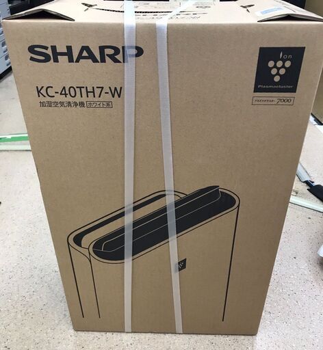 【ジャングルジャングル岩出店】【B113】加湿空気清浄機 シャープ KC-40TH7-W  ★未使用品★ 家電 和歌山  岩出市 紀の川市 海南市