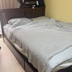 IKEA ベッドフレーム SONGESAND（ソンゲサンド）ダブルサイズの画像