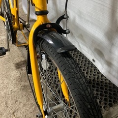 【ハマー 折りたたみ自転車 変速なし】すぐお乗り頂けます！整備済！一部地域送料無料！の画像