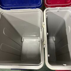 ゴミ箱 2個 45L 25L 連結可能 奥側キャスター付 コーナン ニトリ 幅32.5cm×奥行38.5cm×高さ61cm の画像