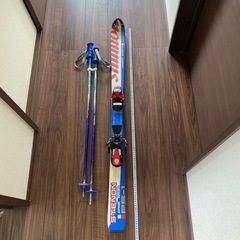 子供スキー3点セットの画像