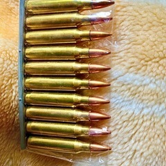 米軍実物の 5.56mm 弾薬の画像