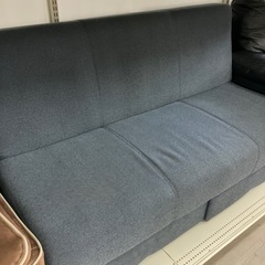 2人掛けソファー　引き出し付き　グレー　【トレファク堺福田店】の画像