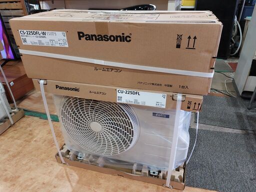 残り2台限定　送料込　パナソニック　CS-225DFL-W 2025年製 エオリア CS-225DFL-W Fシリーズ パナソニック エアコン