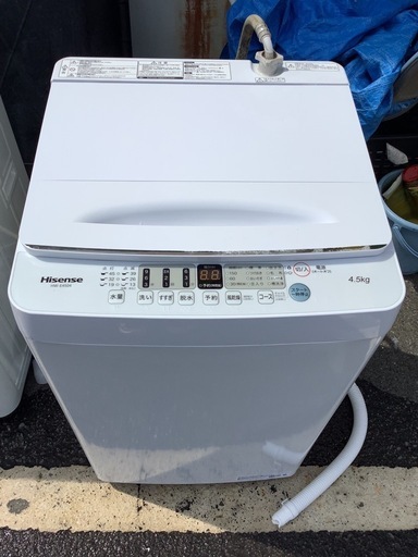 【特価品】ハイセンス　4.5キロ洗濯機　HW-E4503  リサイクルショップ宮崎屋　佐土原店　25.9.13F