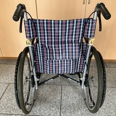 車椅子(中古)   　介護用折りたたみ式　日進医療器NEO-01の画像