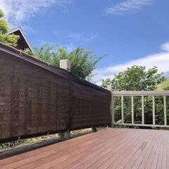 YEZOND 遮光ネット 0.8M x 3.6M ブラウン 高密度ポリエチレンの画像