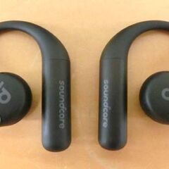 アンカー 完全ワイヤレスイヤホン Soundcore AeroFit A3872 ブラック オープンイヤー型 Buetooth対応 Anker 札幌 西野店の画像