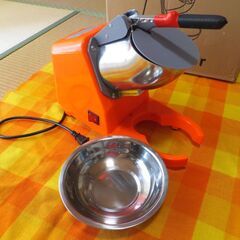 ★☆電動かき氷機低使用品☆★の画像
