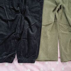 コーデュロイパンツ2点セットの画像