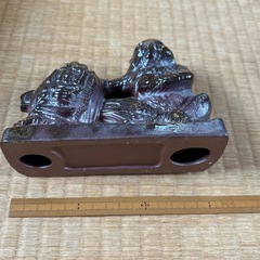 備前焼置物　申（さる）　開運こづちの画像