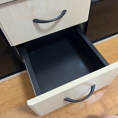 ナフコ テレビボード　
引き出し付き ナチュラルの画像