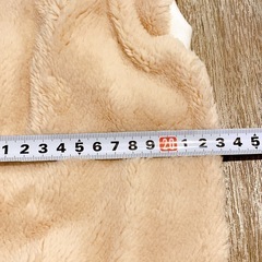 犬服 もこもこ ドッグウェア トレーナー 起毛 あったか (ベージュ、L)の画像