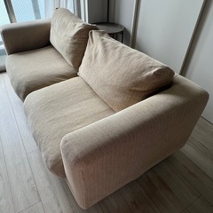 無印良品　ソファ 2.5シーター(フェザーポケットコイル)の画像
