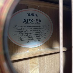 YAMAHA APX-6A エレアコ アンプ出音可！の画像