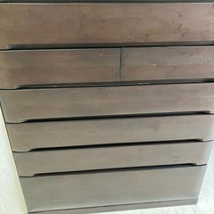 7段チェスト ブラウン【トレファク堺福田店】