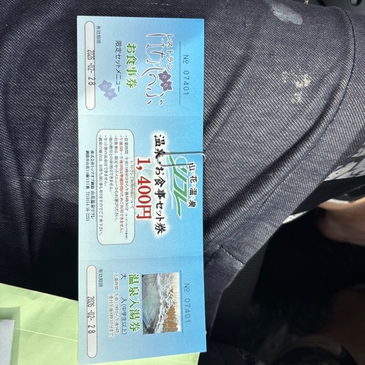 12000円から値引き山花温泉リフレ　温泉お食事セット券14000円分