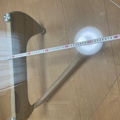 ガラステーブル　豆型の画像