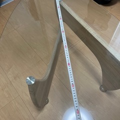 ガラステーブル　豆型の画像