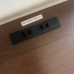 ナチュラル ウッド調 デスク コンパクト 作業用の画像