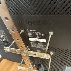 AQUOSテレビ　26型の画像