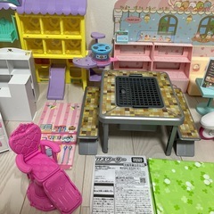 大量 まとめ売り リカちゃん ハウス お店 マクドナルド人形14体の画像