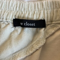 K2509-167 W closet スカート 切り返し レディース サイズ表記なし シミ汚れ有りの画像
