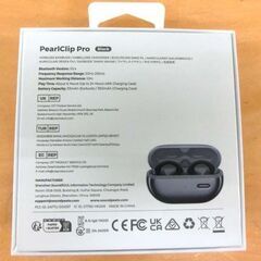 SOUNDPEATS ワイヤレスイヤホン イヤーカフ イヤホン Bluetooth IPX5防水 ブラック PearlClip Pro 札幌 西野店の画像
