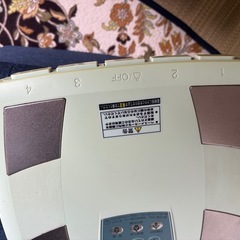 タニタのインナースキャン表示の体重計の画像