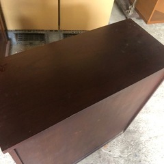 キャスター付き 多機能サイドボード 引出し12杯 720mm×315mm×高さ780mmの画像