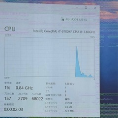 GALLERIA XF PC i7-9700KF 8GB 512GB SSD  の画像