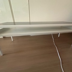 IKEA NYBODA コーヒーテーブル／ホワイト×グレー リバーシブル天板の画像
