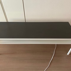 IKEA NYBODA コーヒーテーブル／ホワイト×グレー リバーシブル天板の画像