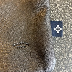 K2509-168 MACARONIC STYLE ミニ トートバッグ ブラック キズ汚れ有りの画像