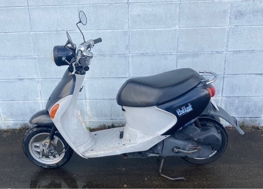 福知山市　SUZUKI スズキ レッツ４パレット 50cc ホワイトxブラック 原付バイク 稼働品