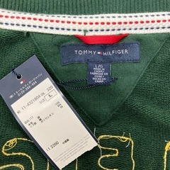 W2509-249　TOMMY HILFIGER スウェットスタジャン Lサイズ 未使用 ※保存時の汚れありの画像