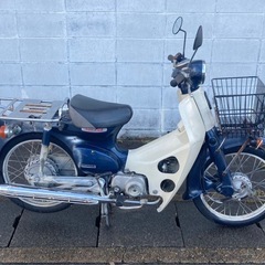 福知山市 HONDA ホンダ スーパーカブ 50cc  紺色 稼働品 の画像