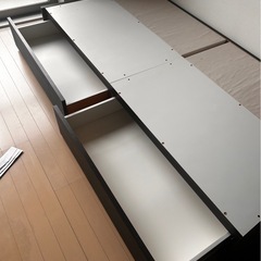 ニトリ　シングルジオチェスト　収納付きベッド　マットレスセット　※たのめる便不可の画像