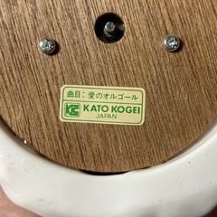 陶器人形オルゴールの画像