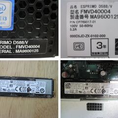 No.3-富士通D588V/i3/8100/3.60Ghz/メモリ16G中古M.2.2SSD512GサブHDD500G/DVD-RW/office2021の画像