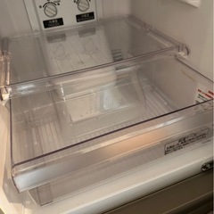 三菱　2ドア冷蔵庫　MR-P15A-S形　2017年製　一人暮らし用の画像